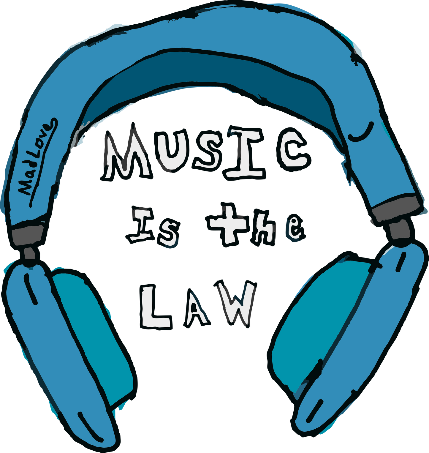 MadLove ~ Music is The Law ~ Tee Shirt